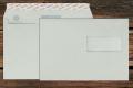 [32891] Briefhüllen mit Fenster C5 162x229 mm Haftklebend Recycling Grau 100 g/qm